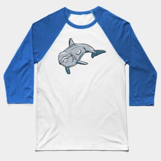 Squiggly dolphin Baseball T-Shirt